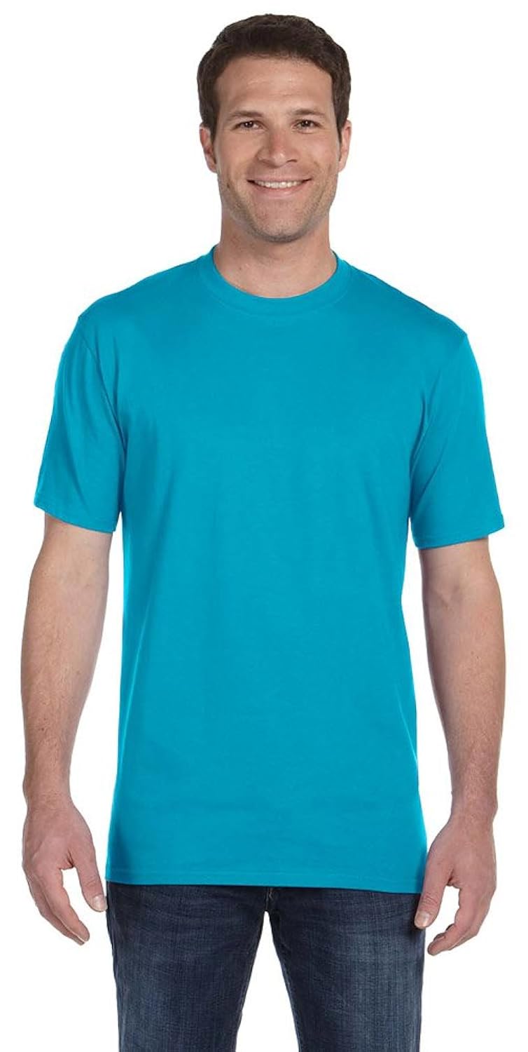 anvil midweight t-shirt (780)- caribbean blue,xl